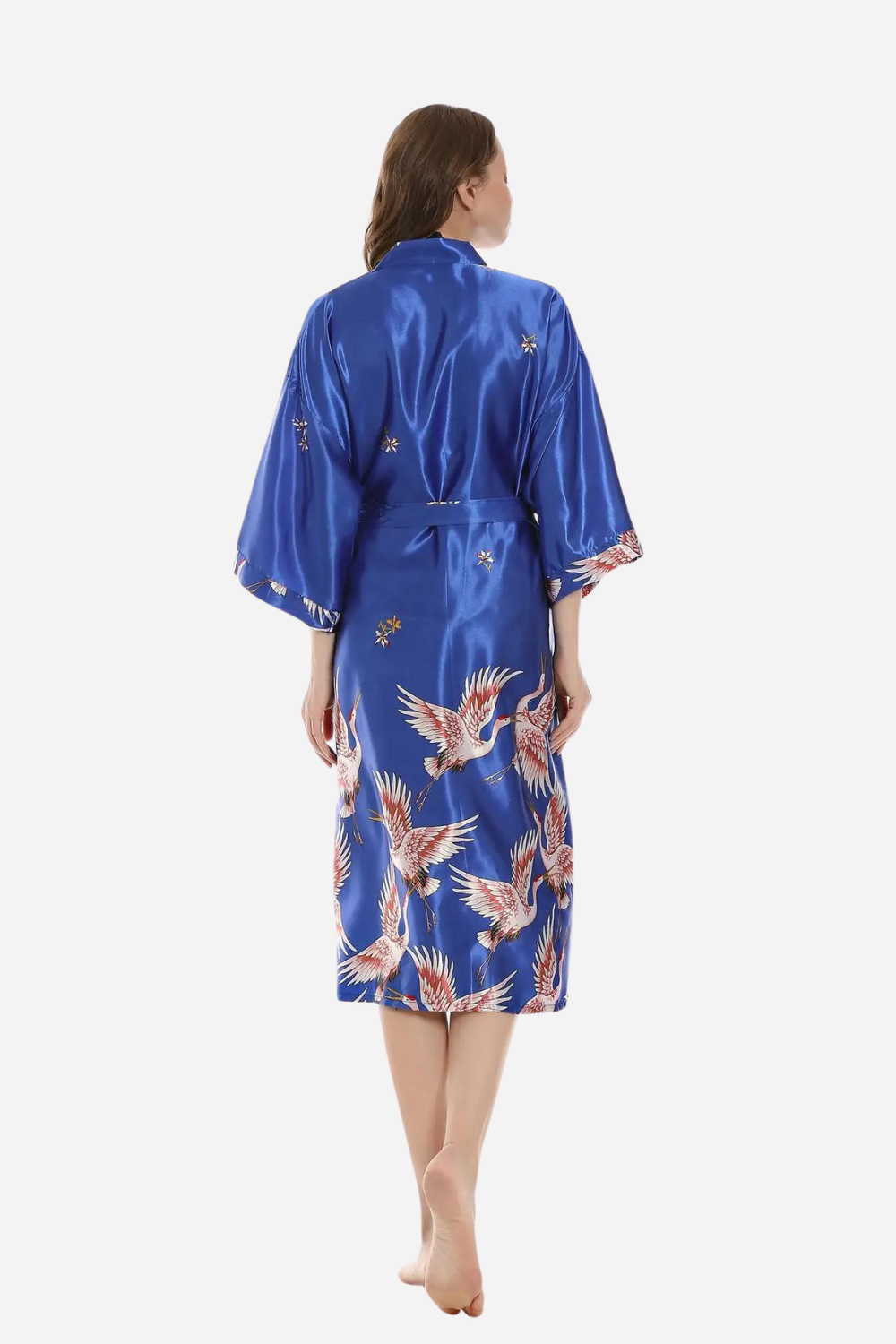 Peignoir Kimono Femme Bleu