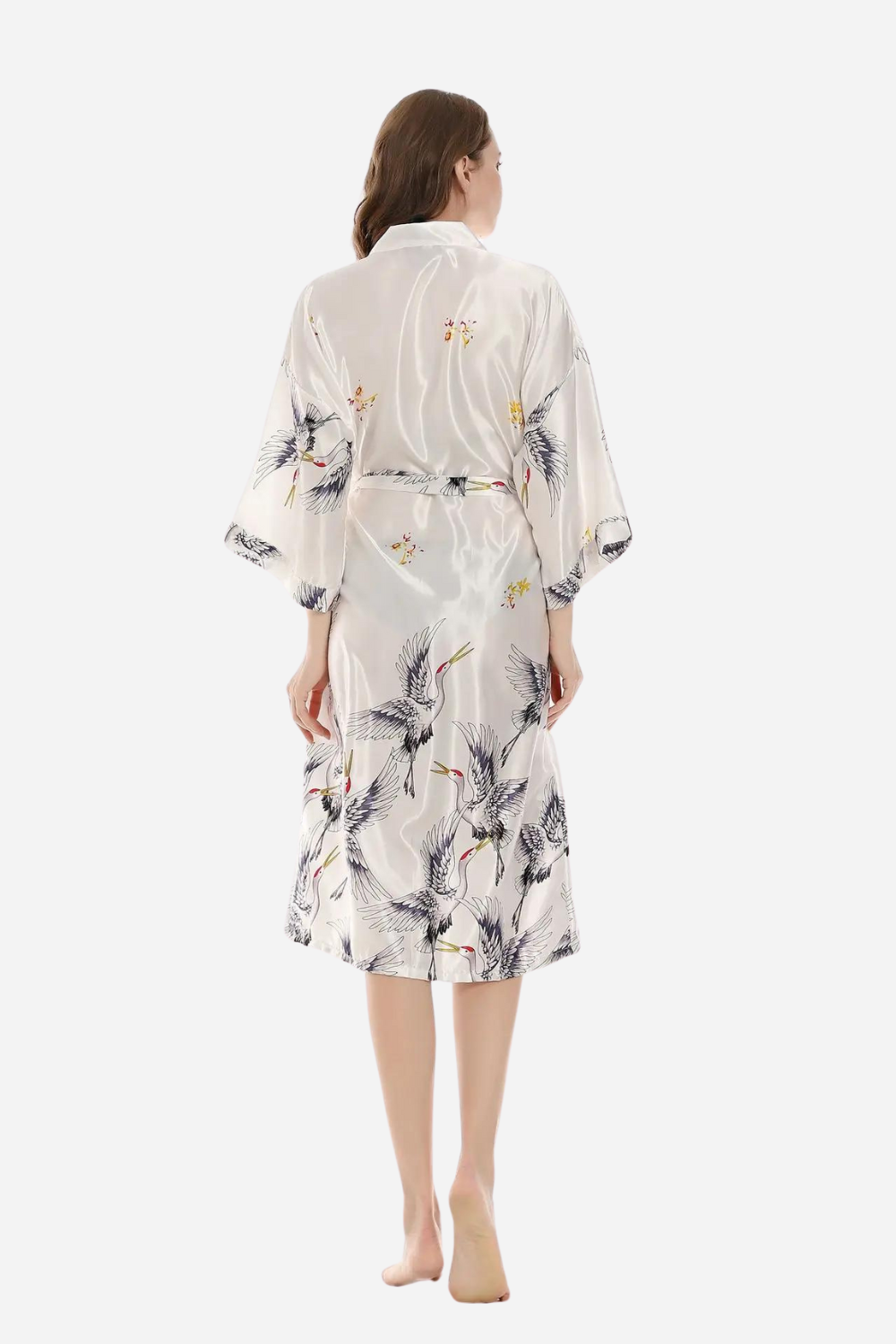 Peignoir Kimono Femme Blanc